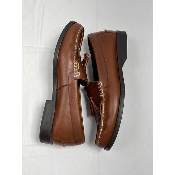 Chaps Eaton Tassel Loafers Brown Size 13 D Men’s Shoes - Picture 4 of 6